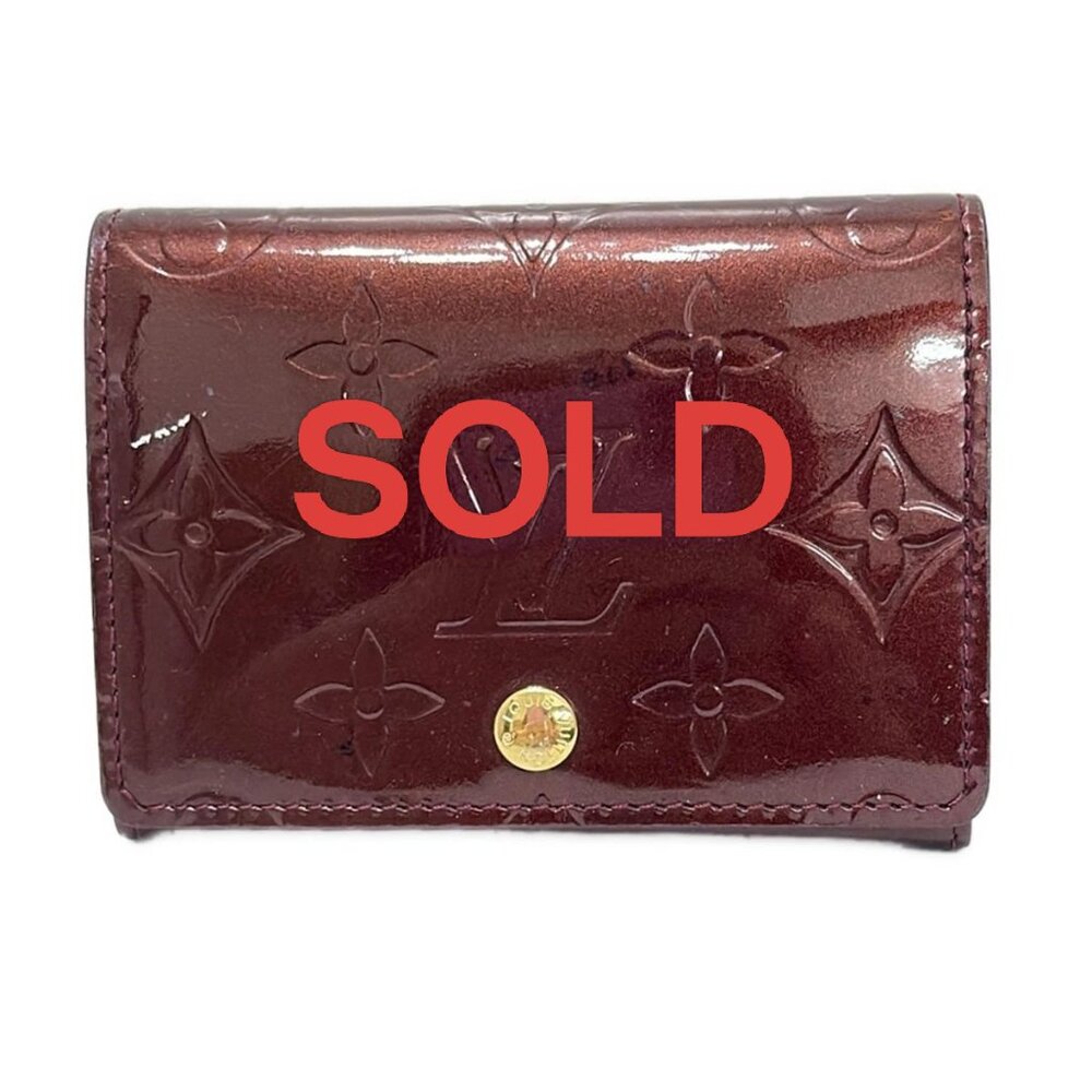 LOUIS VUITTON Enveloppe Carte de Visit Rouge Fauviste - 151-072625 - Picture 1 of 4